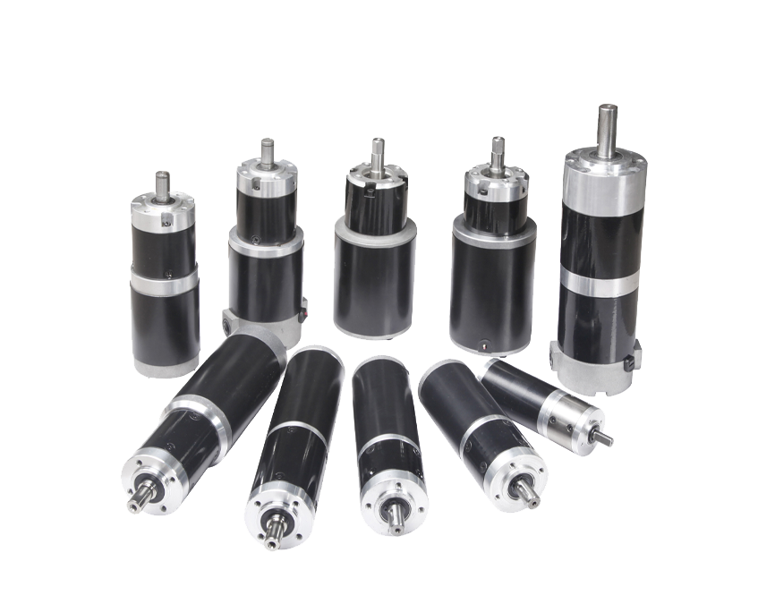 Borstad DC-växelmotor